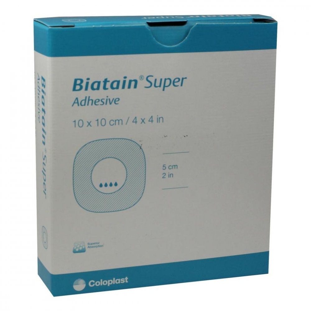 Biatain Super selbst-haftend Superabs.10x10 cm