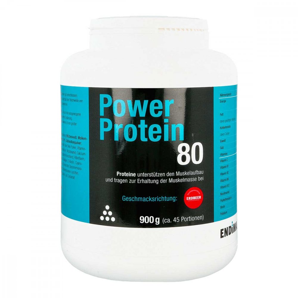 Power Protein 80 Erdbeer Pulver