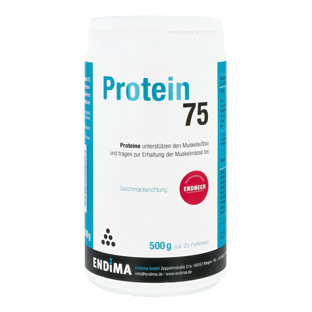 Protein 75 Erdbeer Pulver