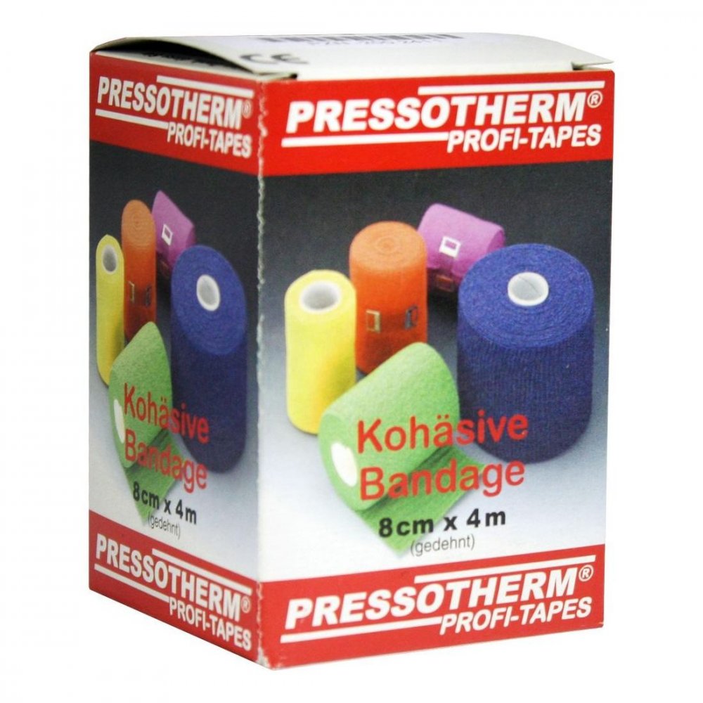 Pressotherm Kohäsive Bandage 8cmx4m grün