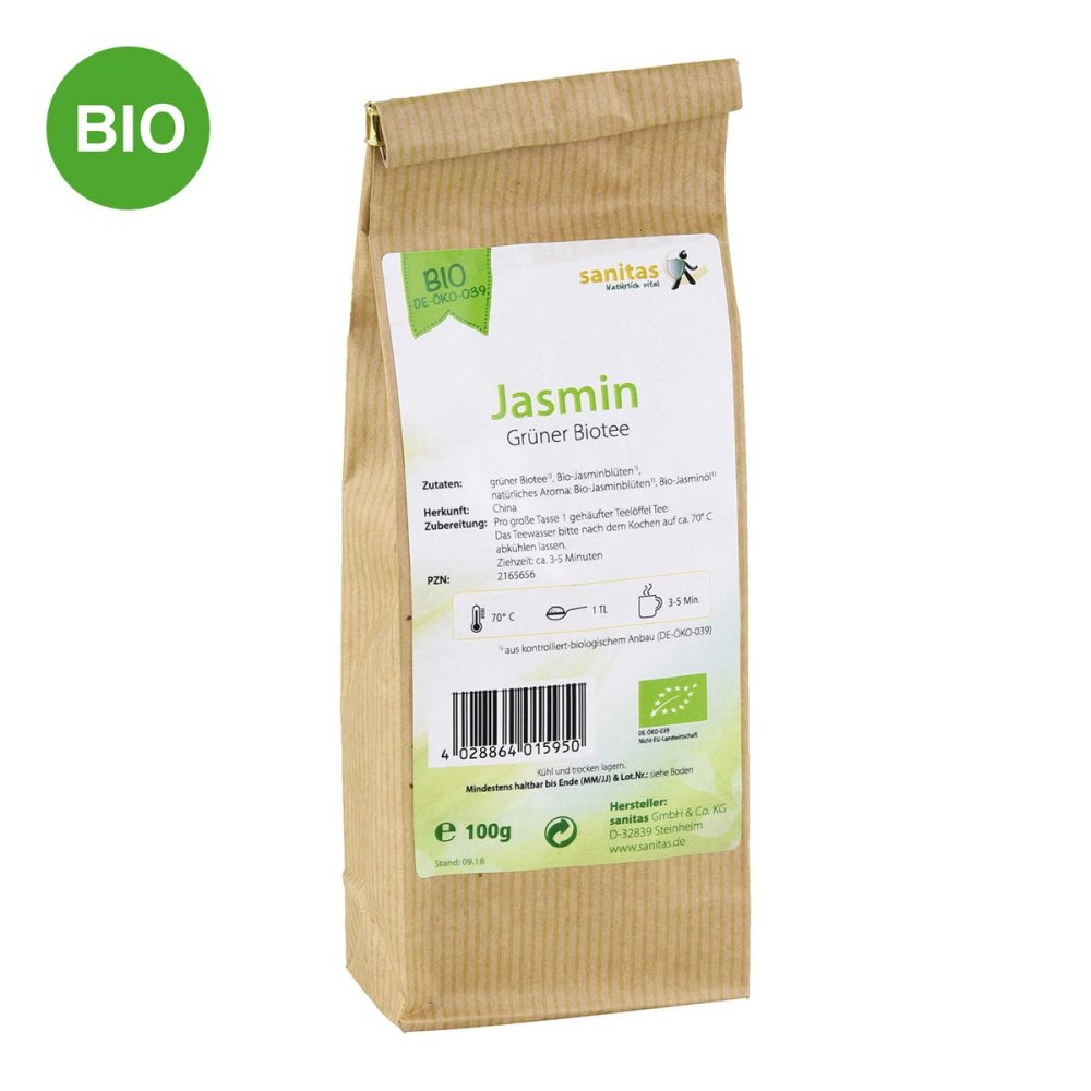 Grüner Tee Jasmin kbA