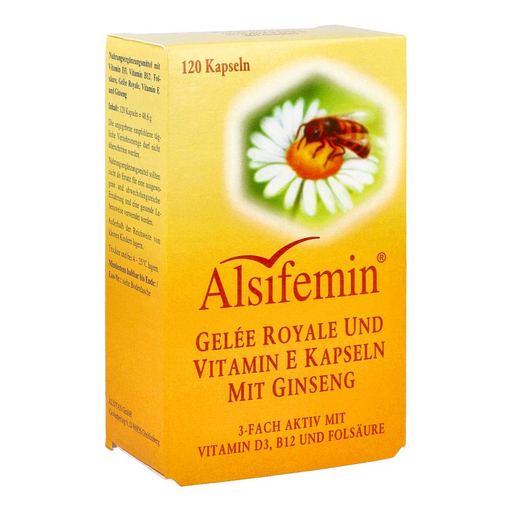 Alsifemin Gelee Royal+Vit.E mit Ginseng Kapseln