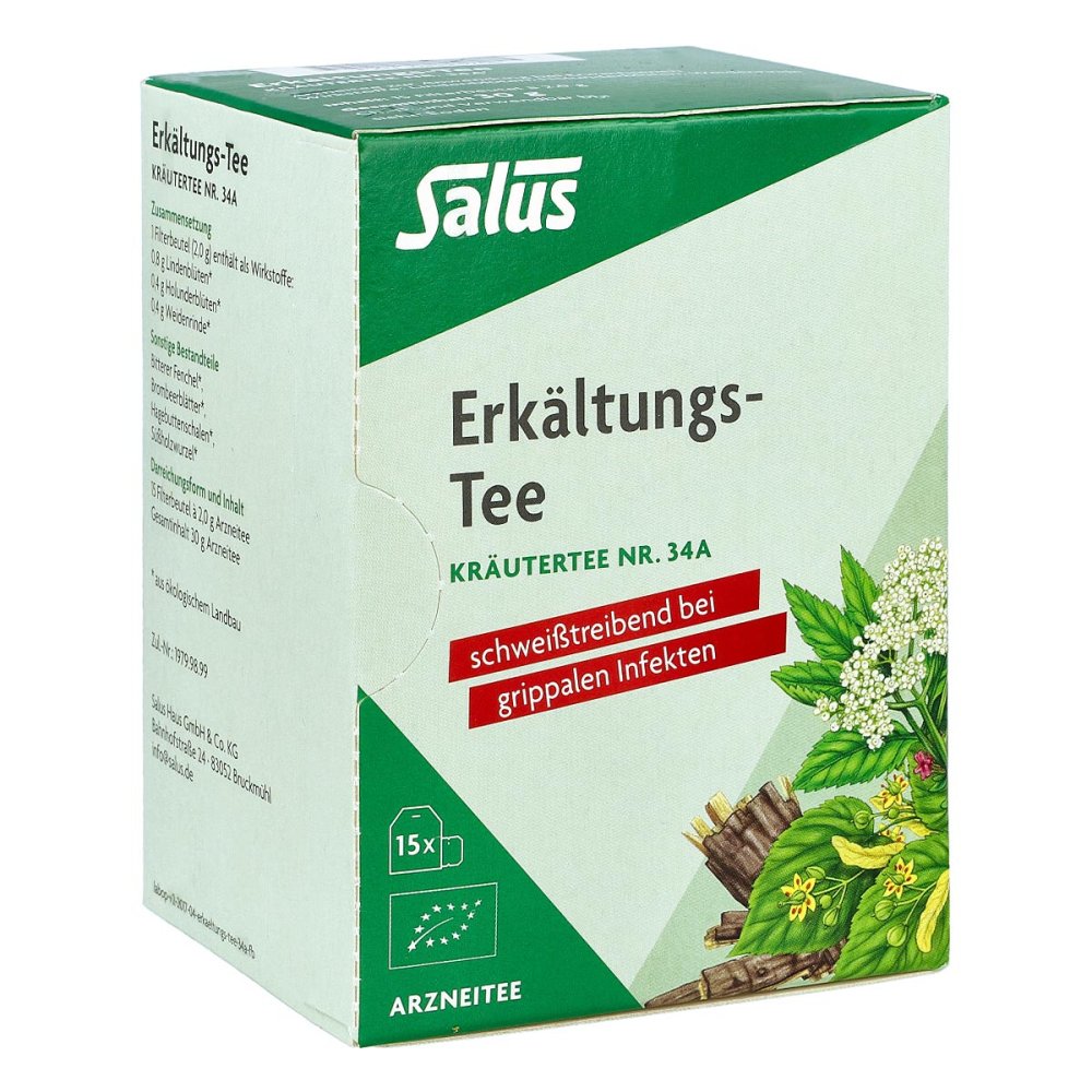Erkältungs-tee Kräutertee Nummer 3 4a Salus Filterbeut.