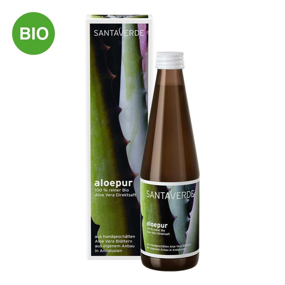Santaverde Aloe Vera Saft 100% reiner KbA Saft