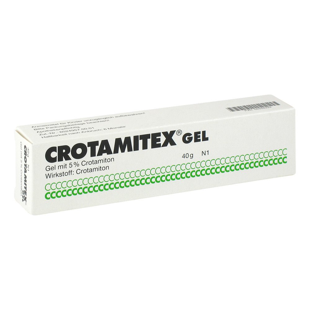 Crotamitex Gel zur Krätze Behandlung