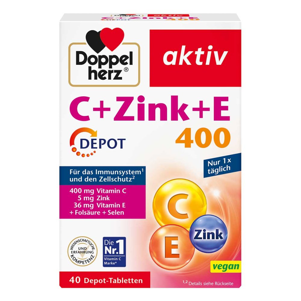 Doppelherz C + Zink + E Depot Tabletten