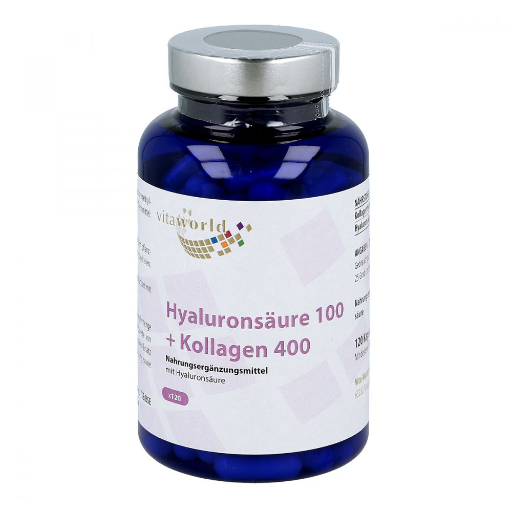 Hyaluronsäure 100+ Kollagen 400 Kapseln