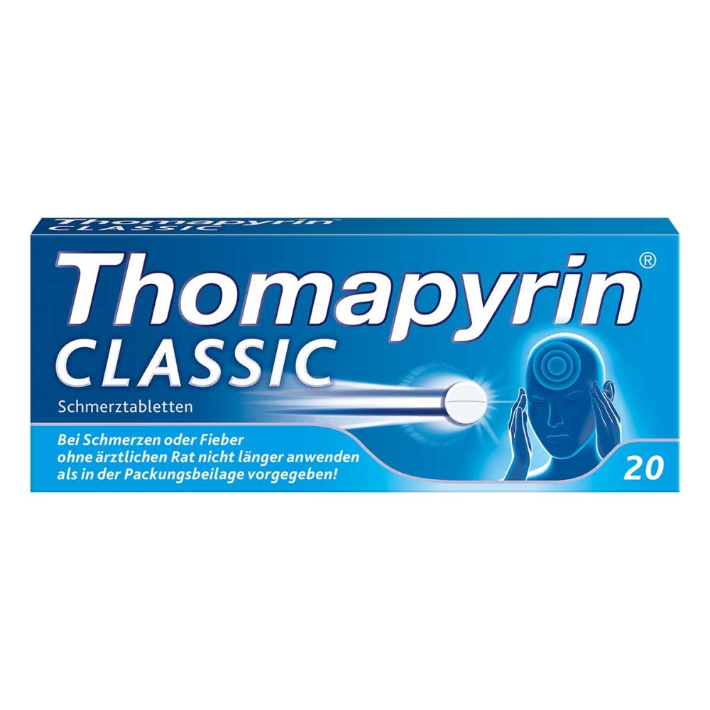 Thomapyrin CLASSIC Schmerztabletten gegen Kopfschmerzen