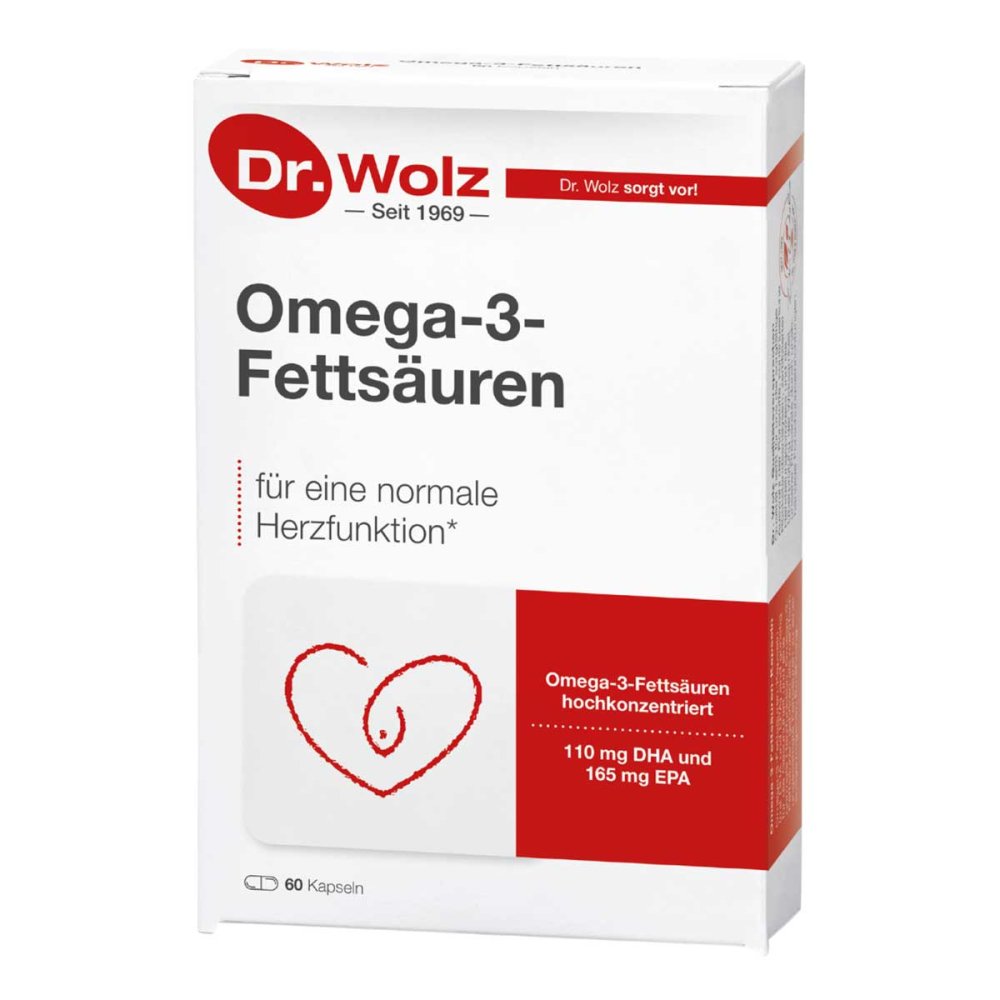 Omega 3 Fettsäuren 500 mg/60% Kapseln