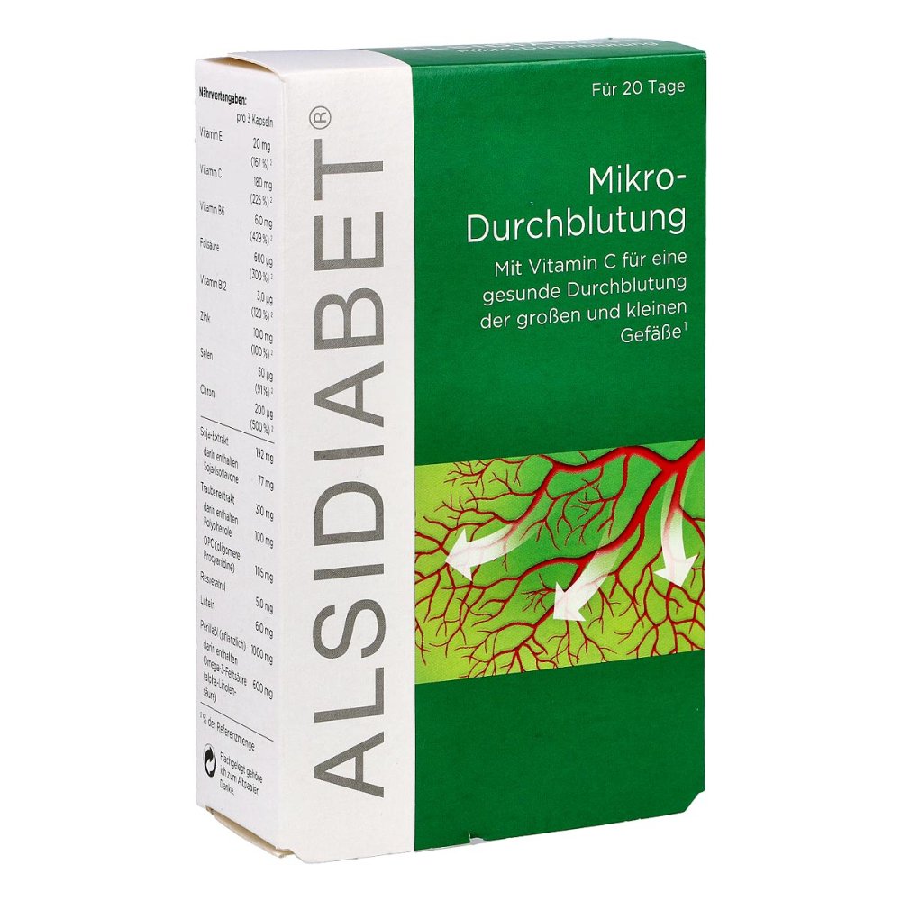 Alsidiabet Diabetiker Mikro Durchblutung Kapseln