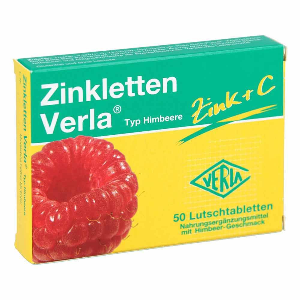 Zinkletten Verla Himbeere Lutschtabletten