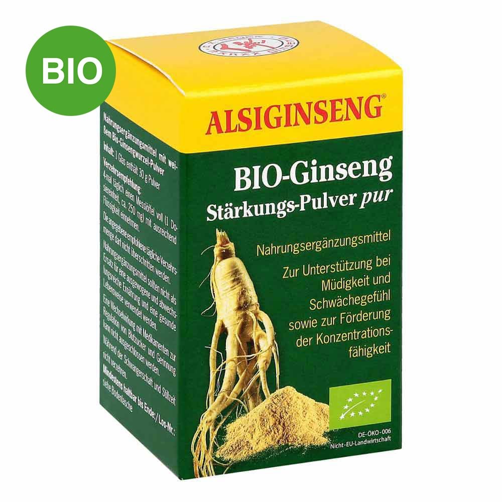 Alsiginseng Stärkungspulver pur
