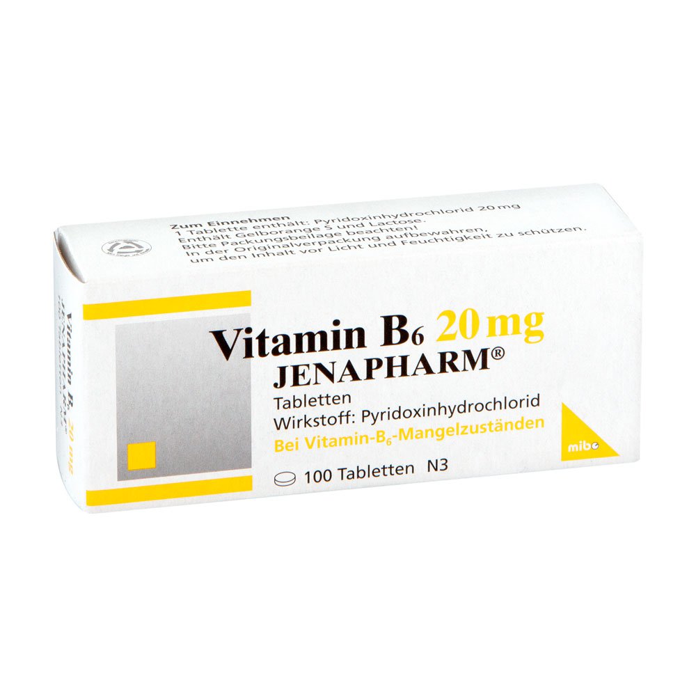 Vitamin B6 20 mg Jenapharm Tabletten