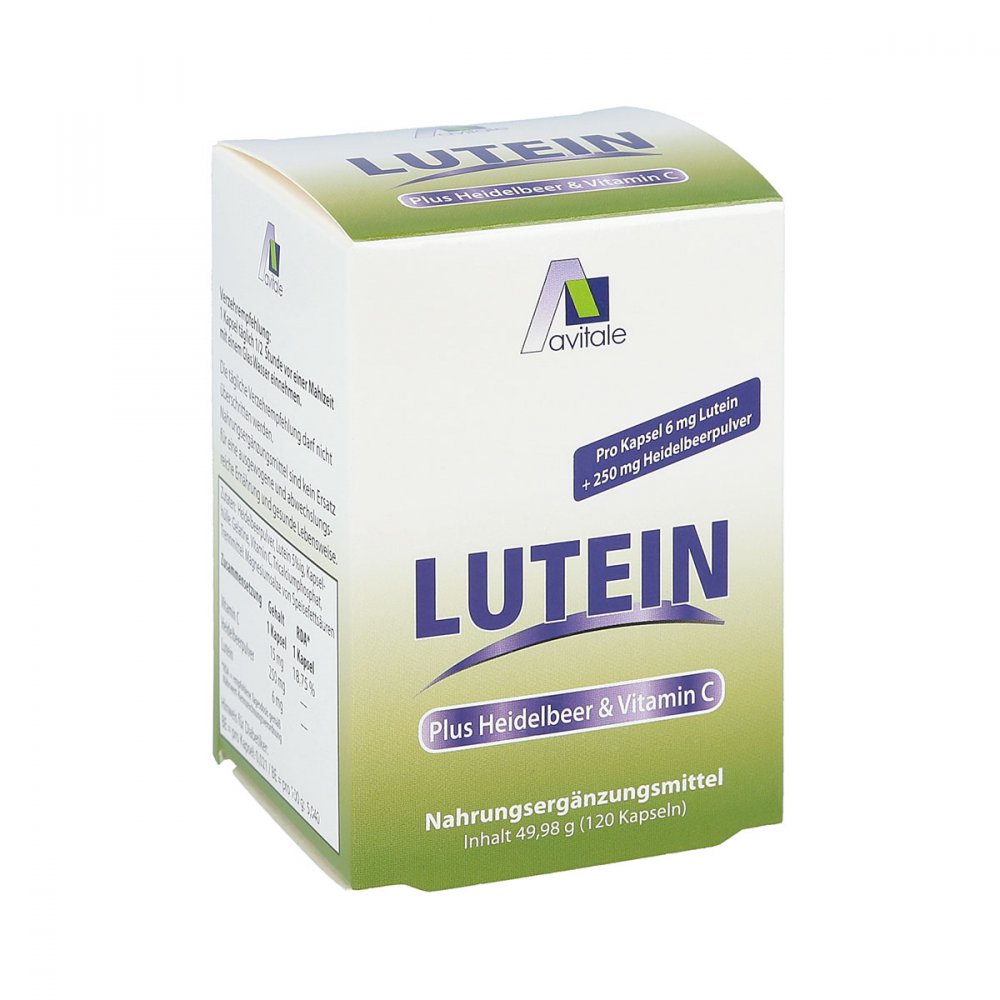 Lutein Kapseln 6 mg + Heidelbeer