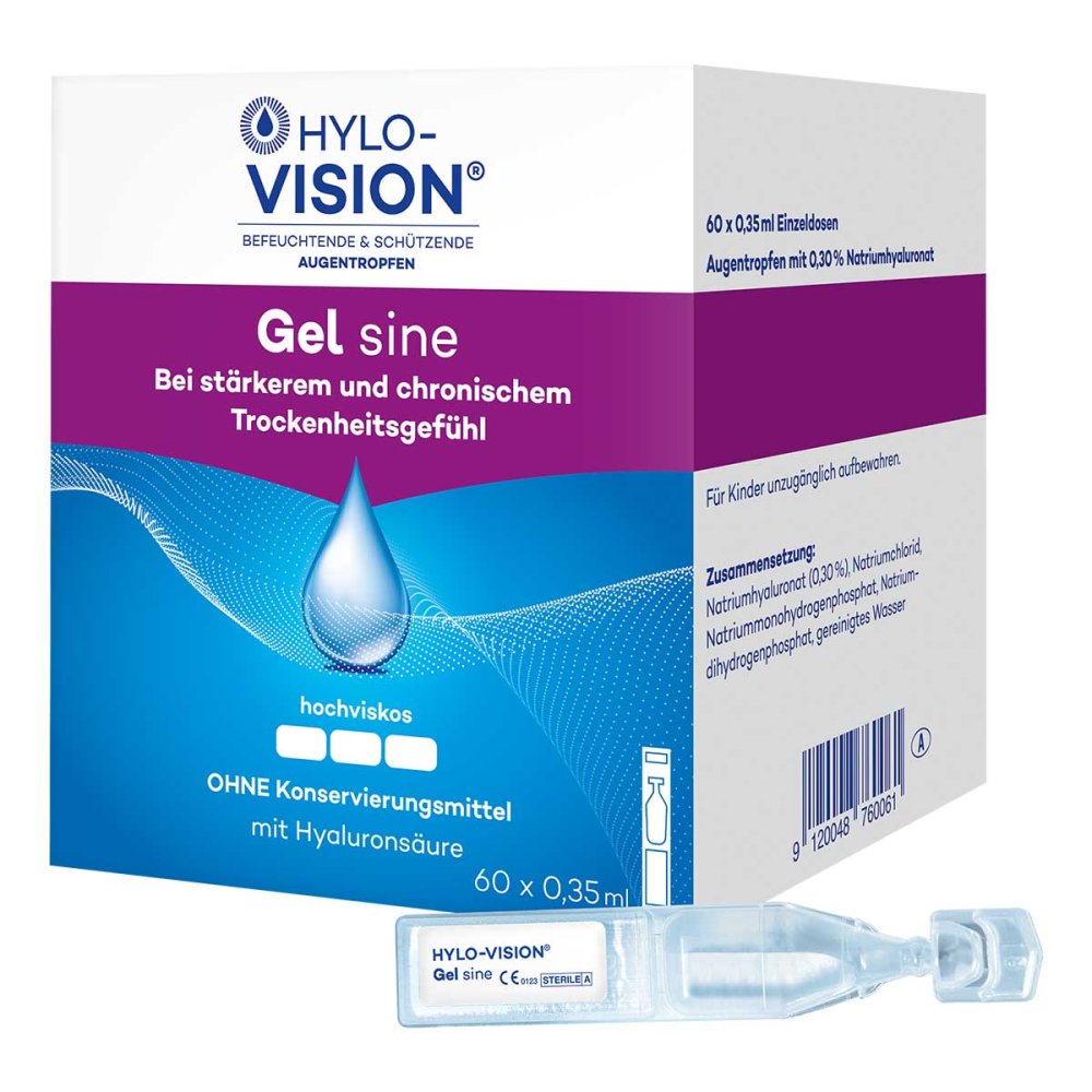Hylo-Vision Gel Sine Einzeldosispipetten