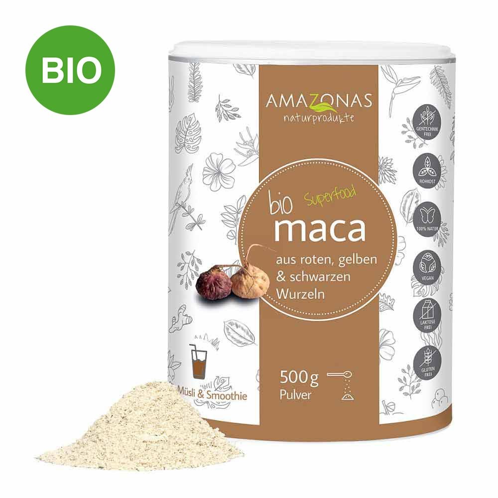 Bio Superfood Maca 100% Pur Bio Pulver