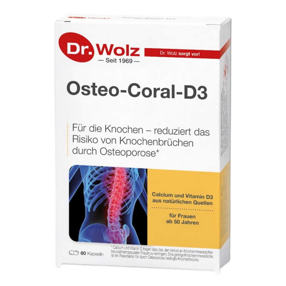 Osteo Coral D3 Doktor wolz Kapseln