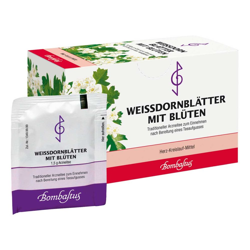 WEISSDORNBLÄTTER MIT BLÜTEN BOMBASTUS