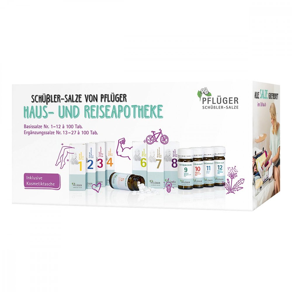 Schüßler-Salze Biochemie Pflüger Komplett Set Nummer 1-27