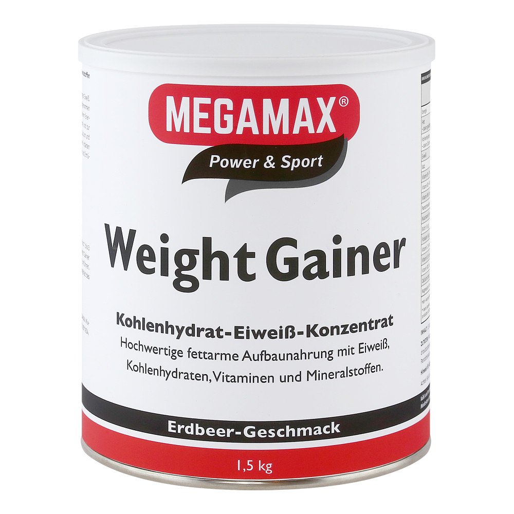 Weight Gainer Megamax Erdbeere Pulver