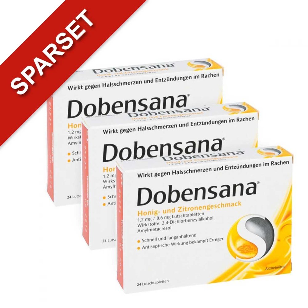 Dobensana Honig und Zitronengeschmack 1,2mg0,6mg 24 stk