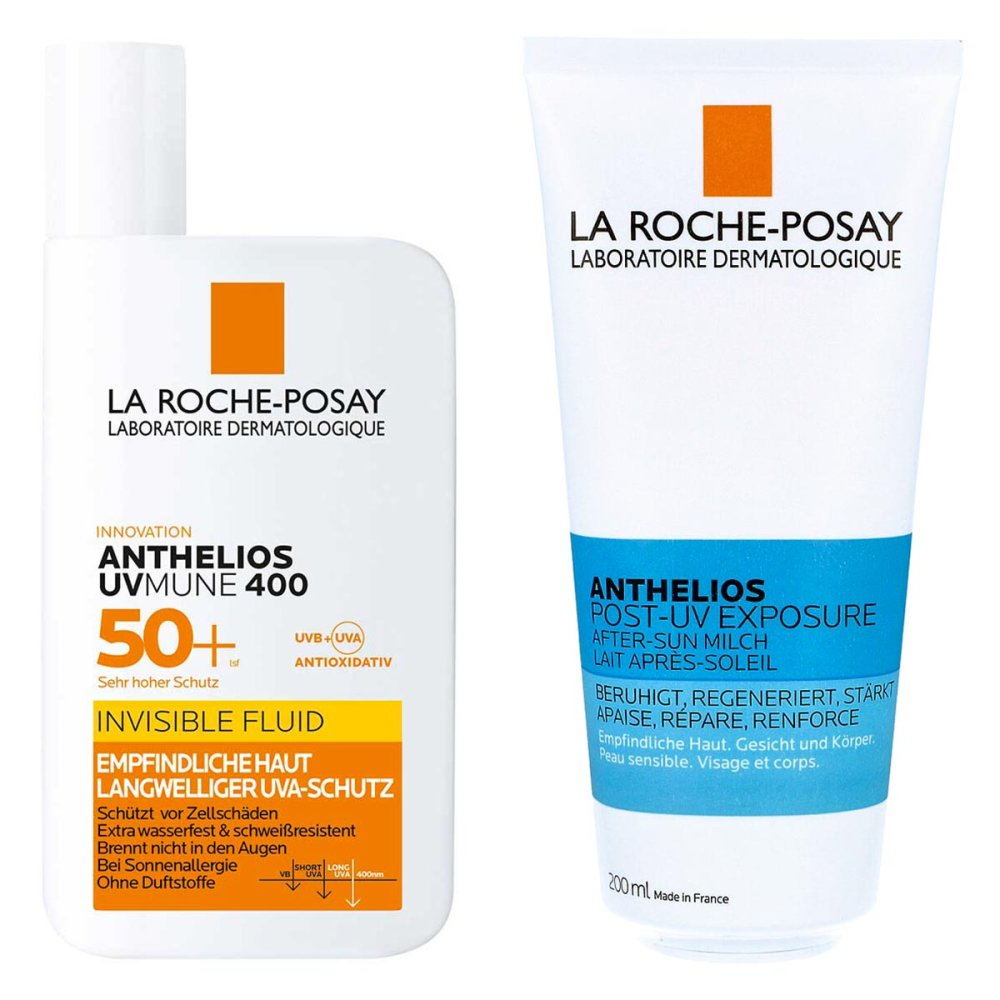 Anthelios Invisible Fluid Uvmune 400 +Anthelios After-Sun Milch