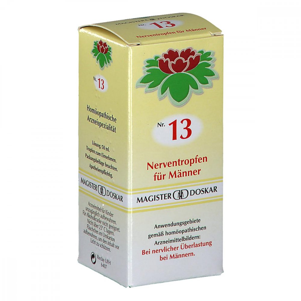Magister Doskar Nummer 13 Nerventropfen für Männer