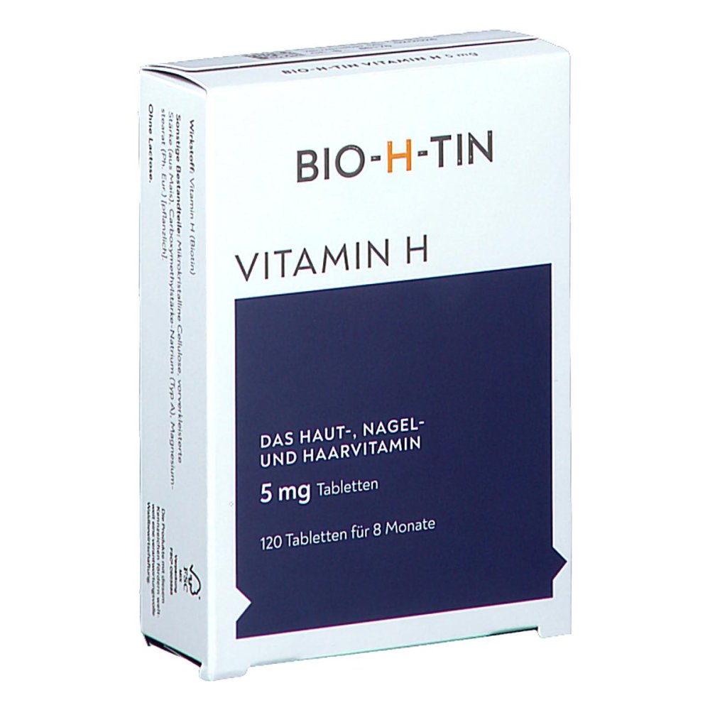 BIO-H-TIN Vitamin H für Haut, Nägel und Haare 5 mg Tabletten