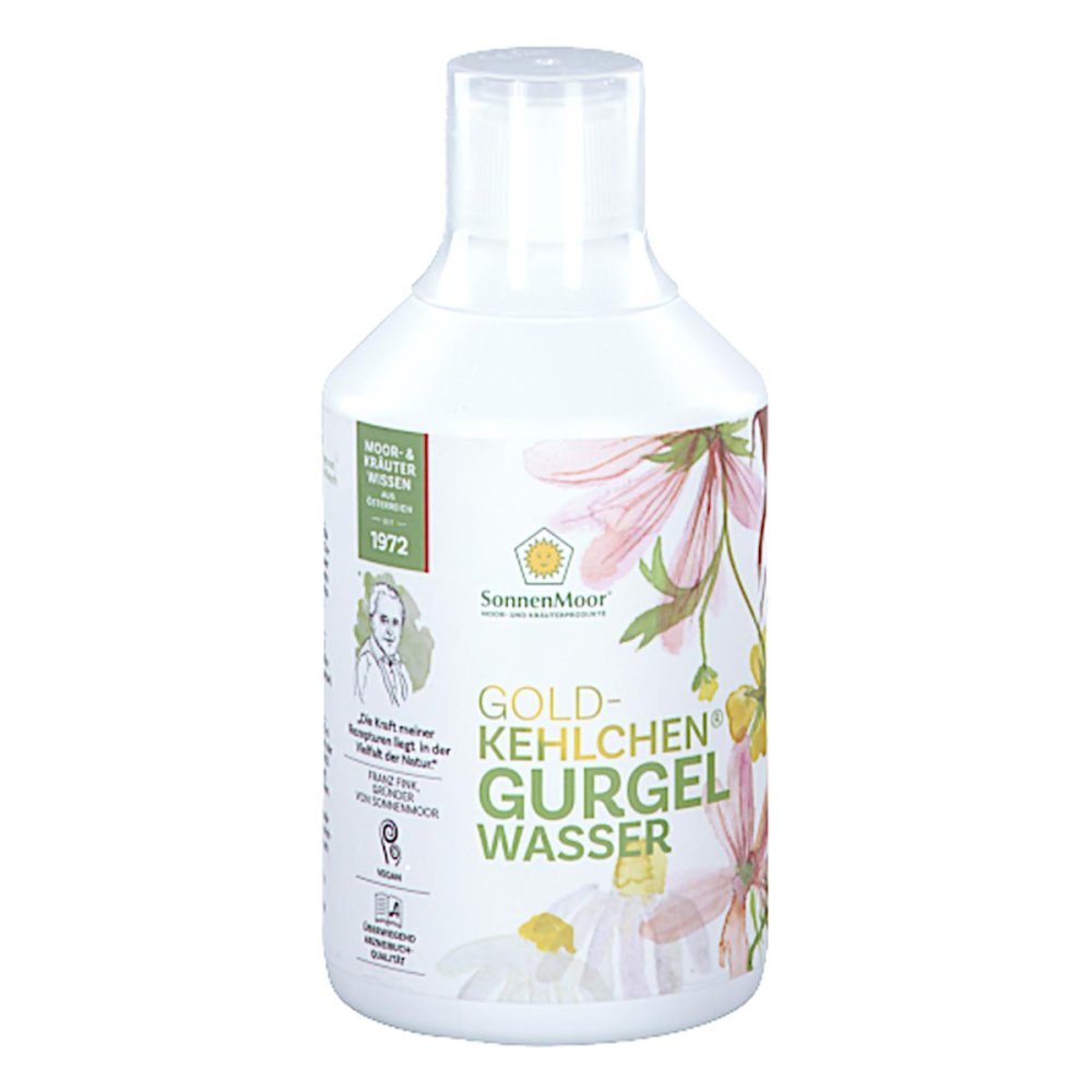 SonnenMoor Goldkehlchen Gurgelwasser mit Alkohol