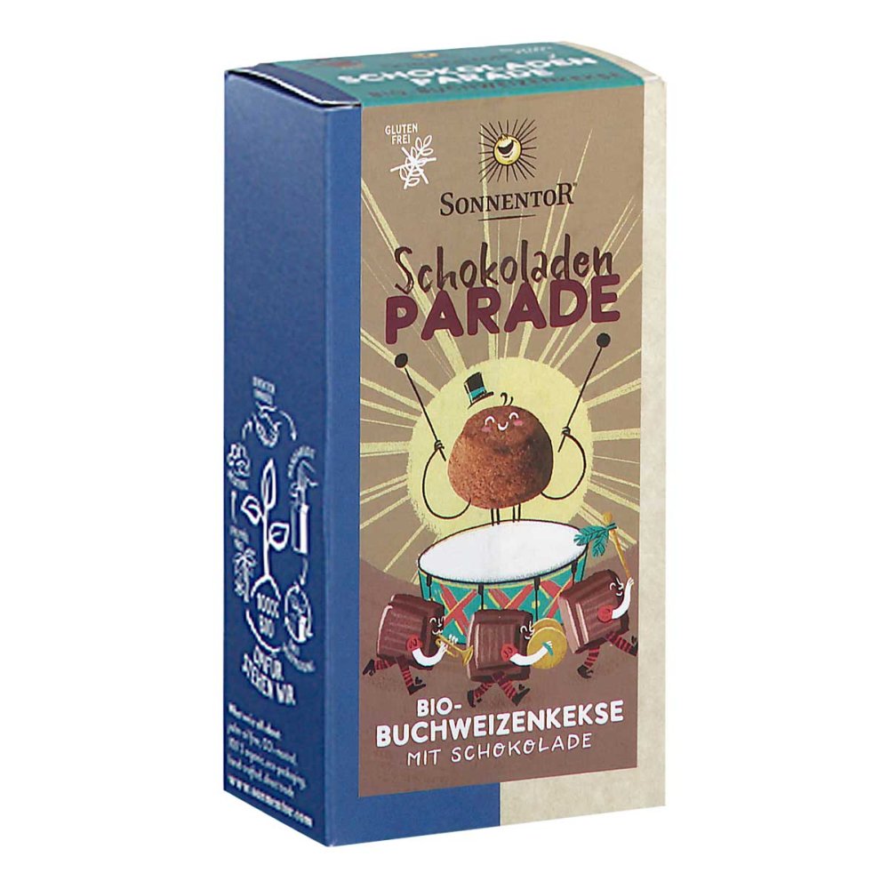 SonnentoR Schokoladen Parade Bio Buchweizenkekse mit Schokolade