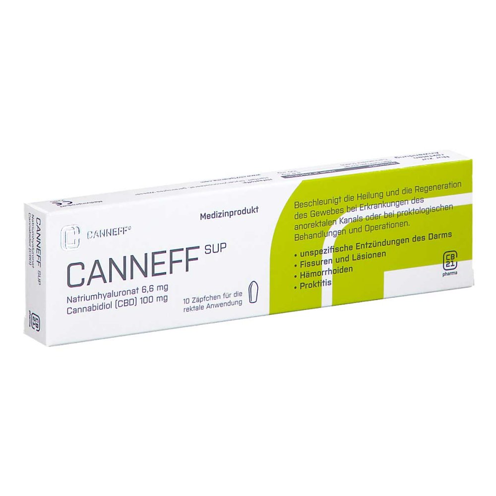 CANNEFF Sup Rektalzäpfchen mit CBD