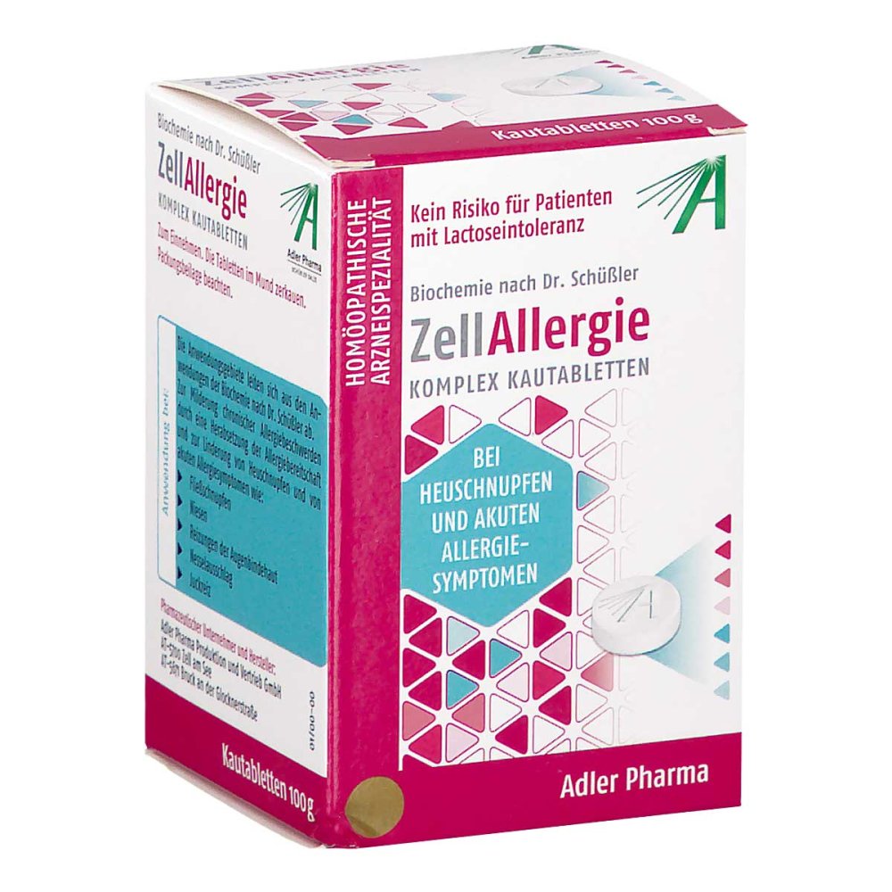 Biochemie nach Dr. Schüßler ZellAllergie Komplex Kautabletten