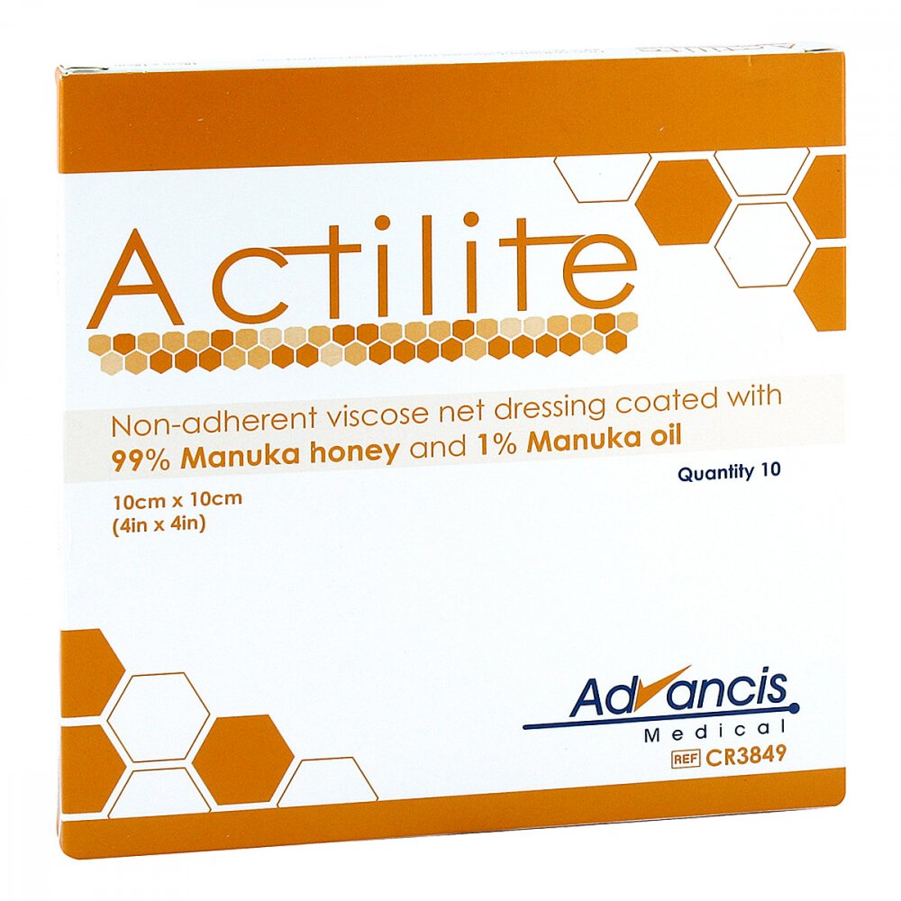 Actilite Honig Wundauflage 10x10 cm