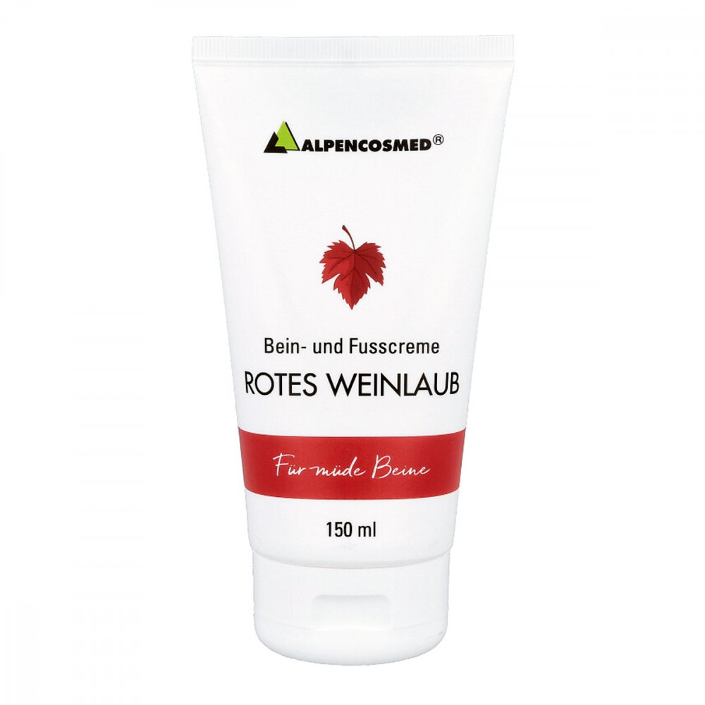 Alpencosmed Rotes Weinlaub Bein- und Fusscreme