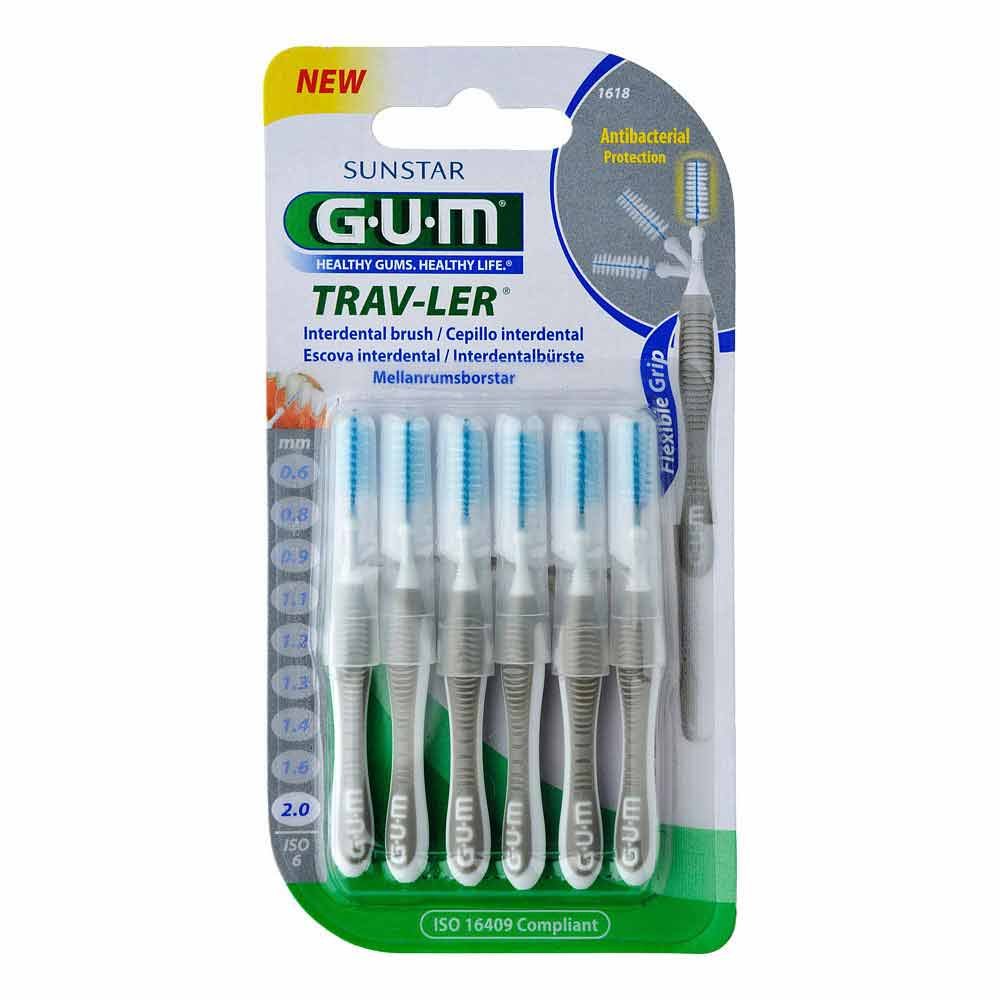 GUM TRAV-LER 2,0 mm grau (Kerze)