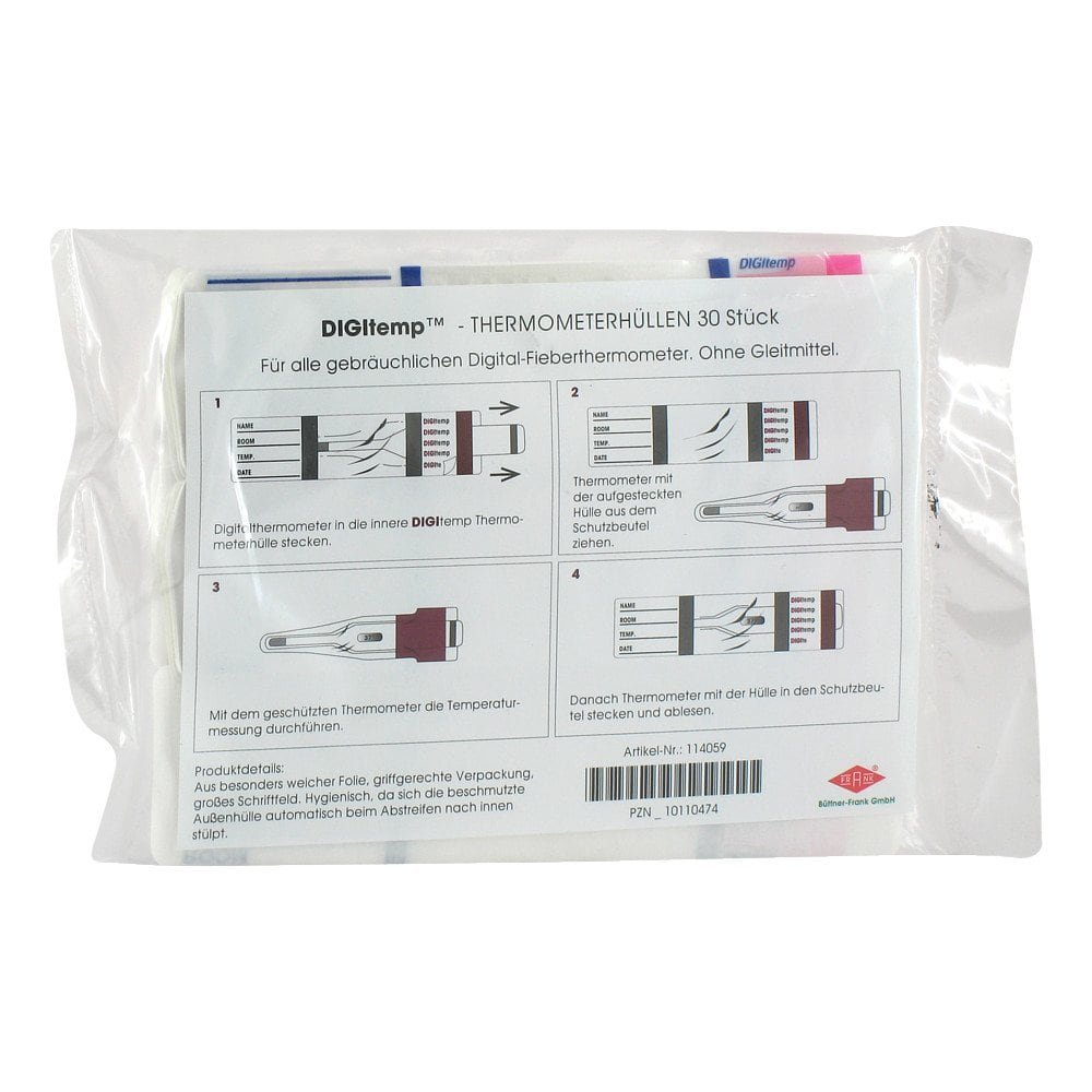 Thermometer Hüllen digital ohne Gleitmittel
