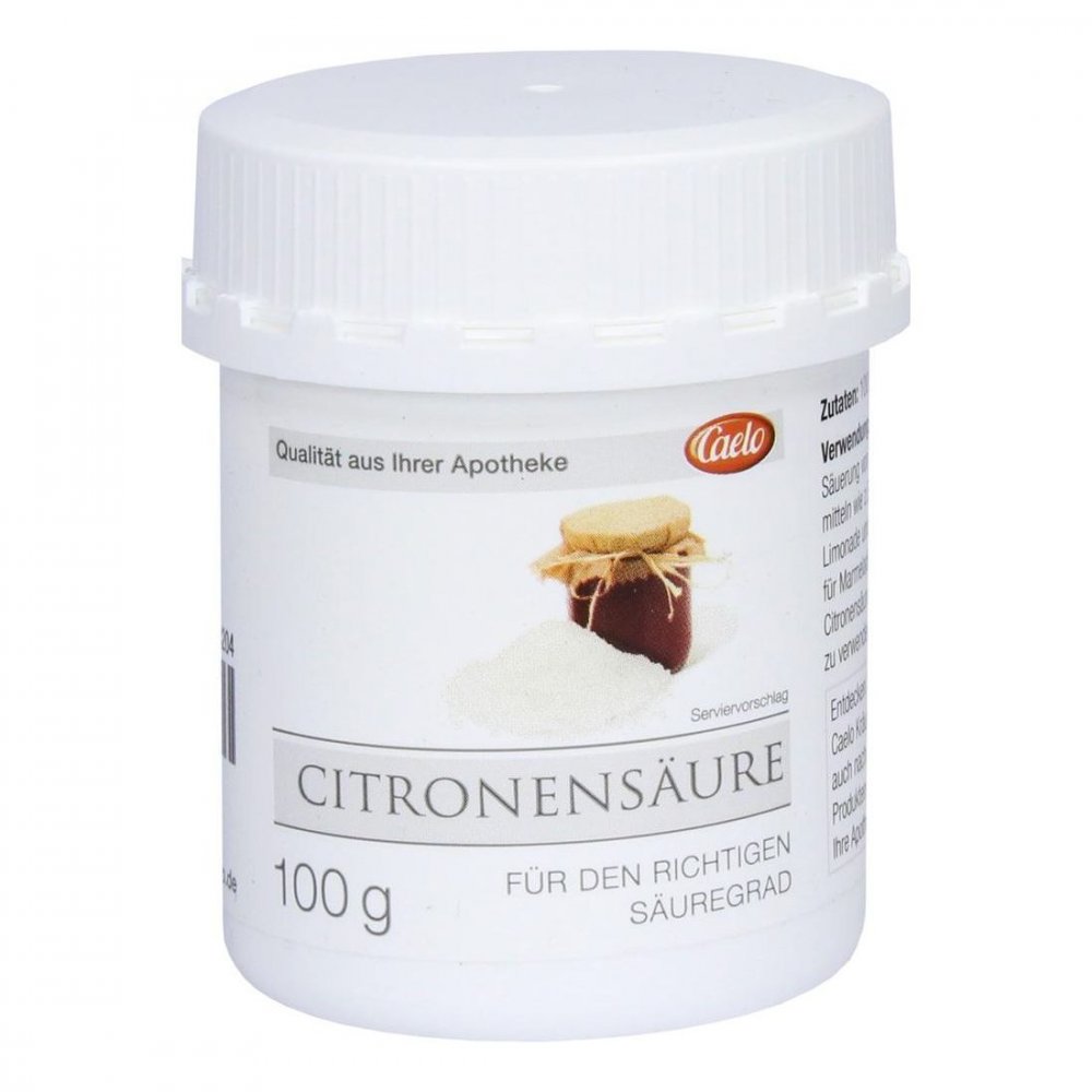 Citronensäure für Lebensmittel Caelo Hv-packung