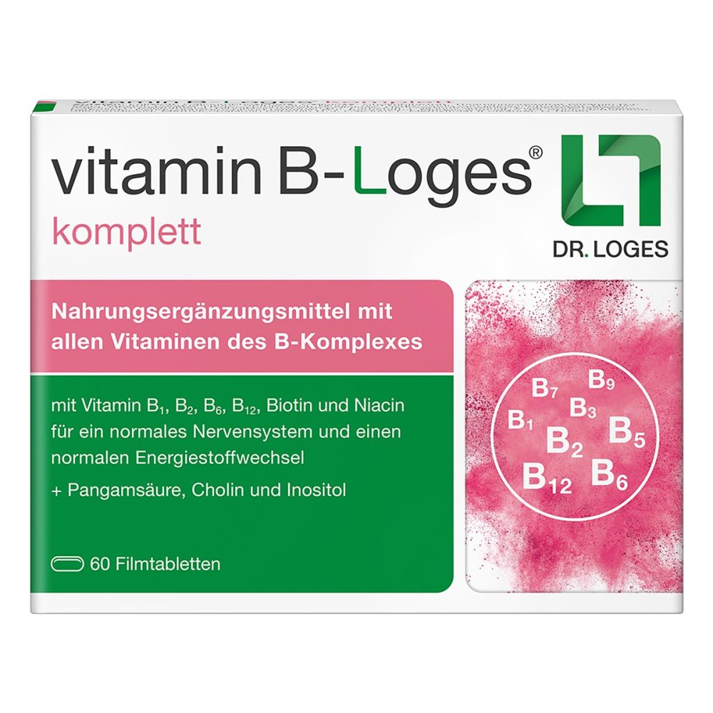 vitamin B-Loges komplett: Vitamin B-Komplex mit Vitaminoiden
