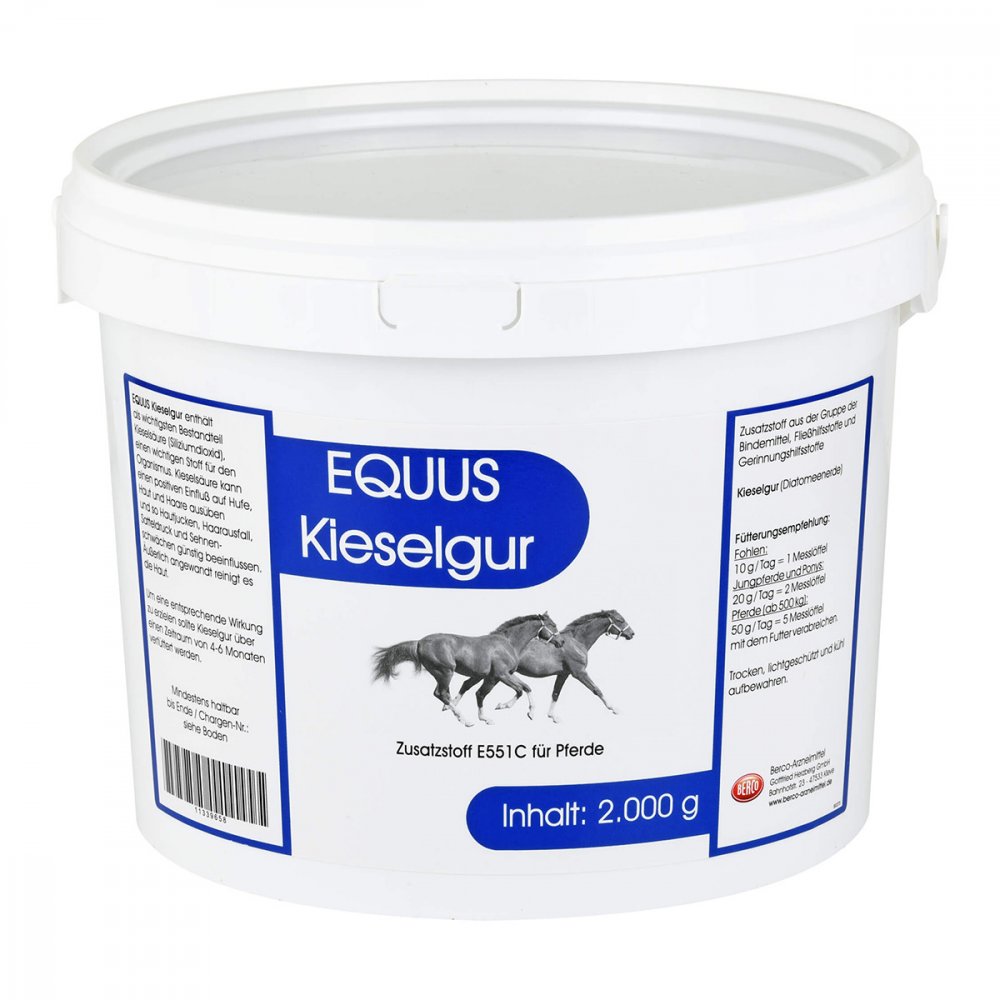 Kieselgur Equus Pulver für Pferde
