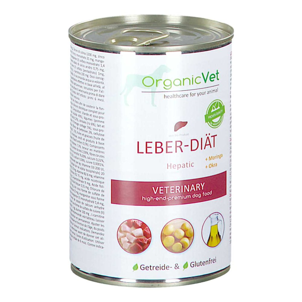 Organicvet Hund Nassnahrung Leber-Diät