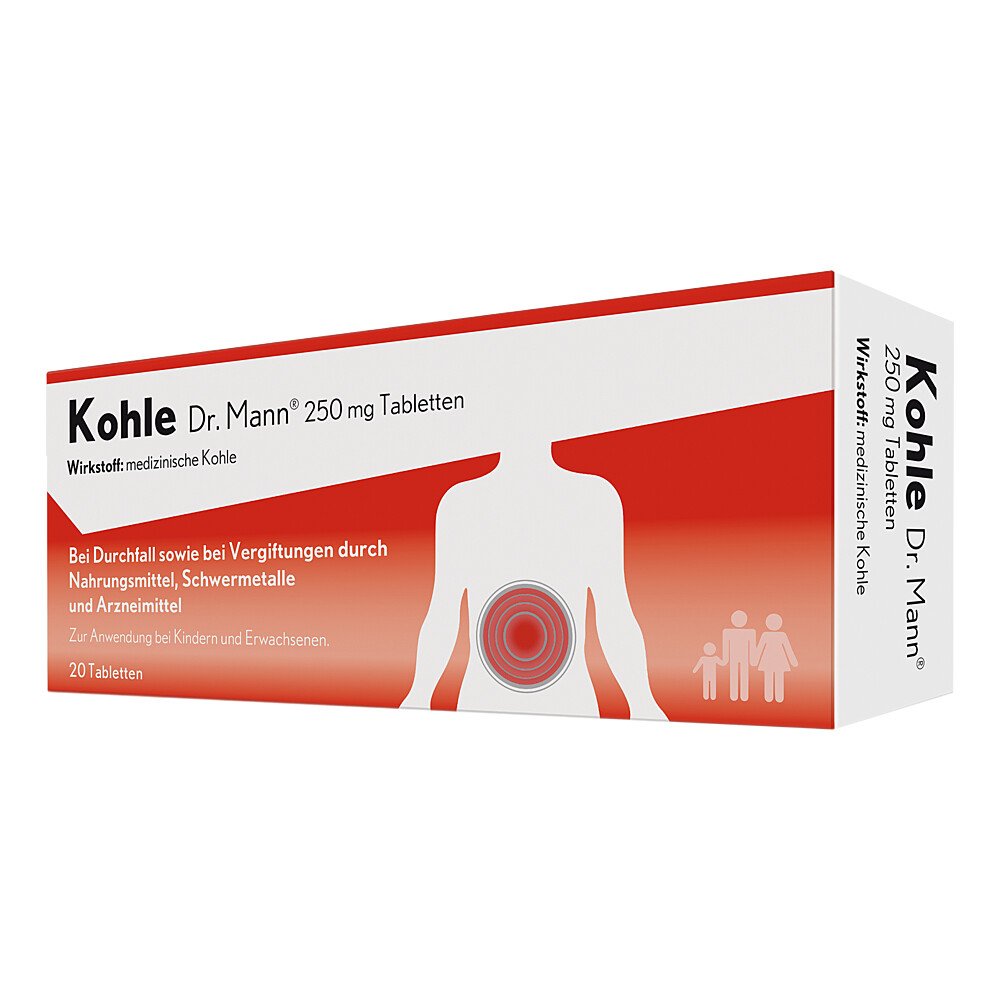 Kohle Doktor mann 250 mg Tabletten