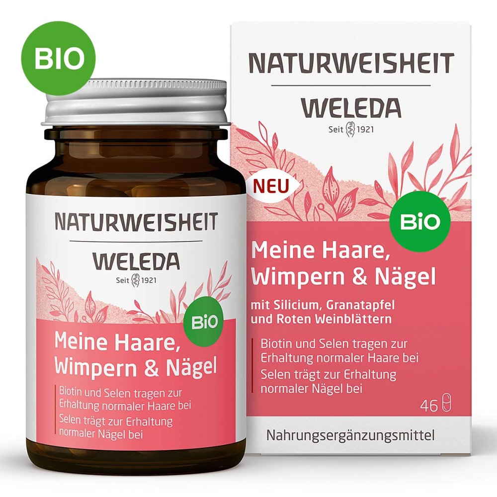 Weleda Naturweisheit Meine Haare Wimpern&nägel Kps
