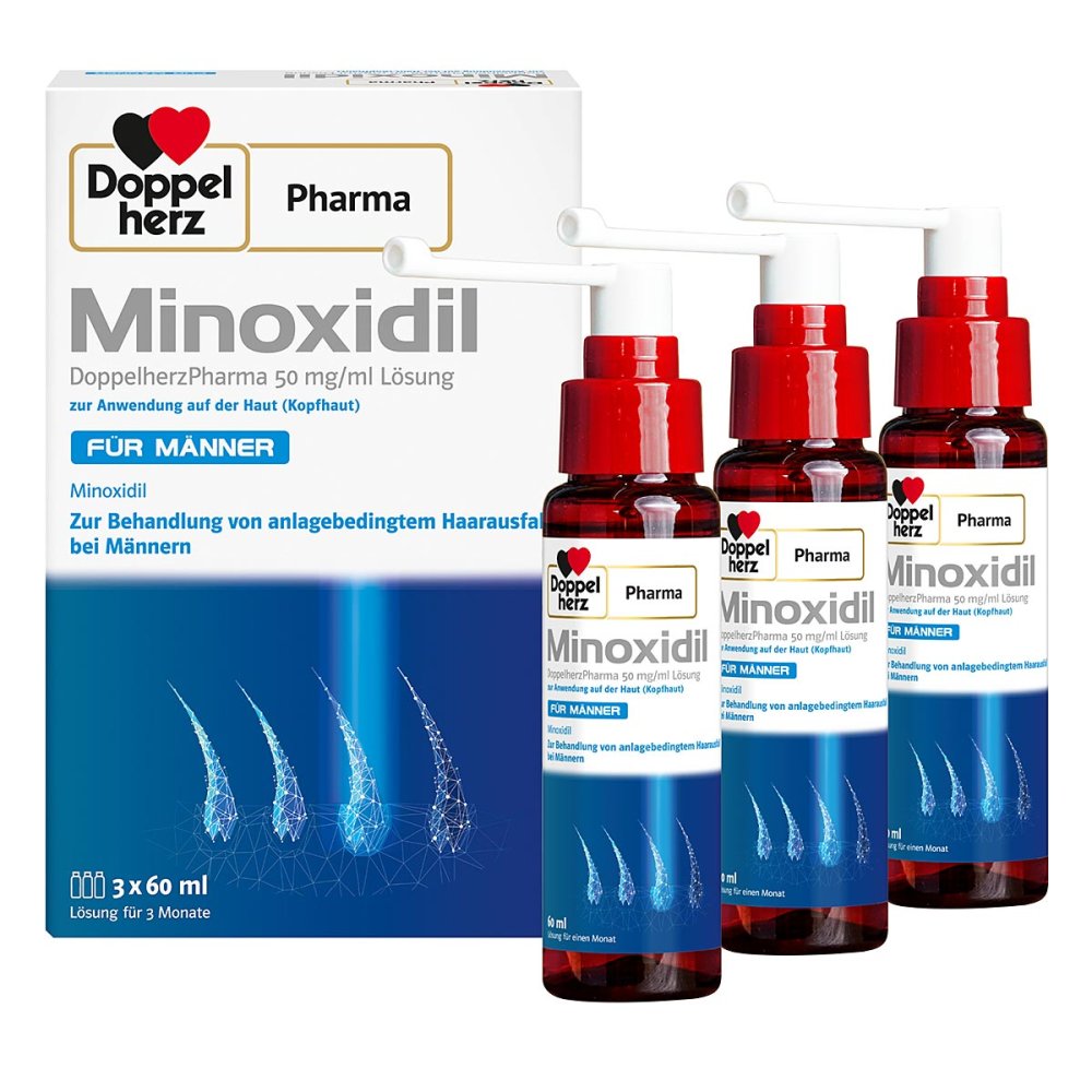 Minoxidil DoppelherzPharma Männer Lösung