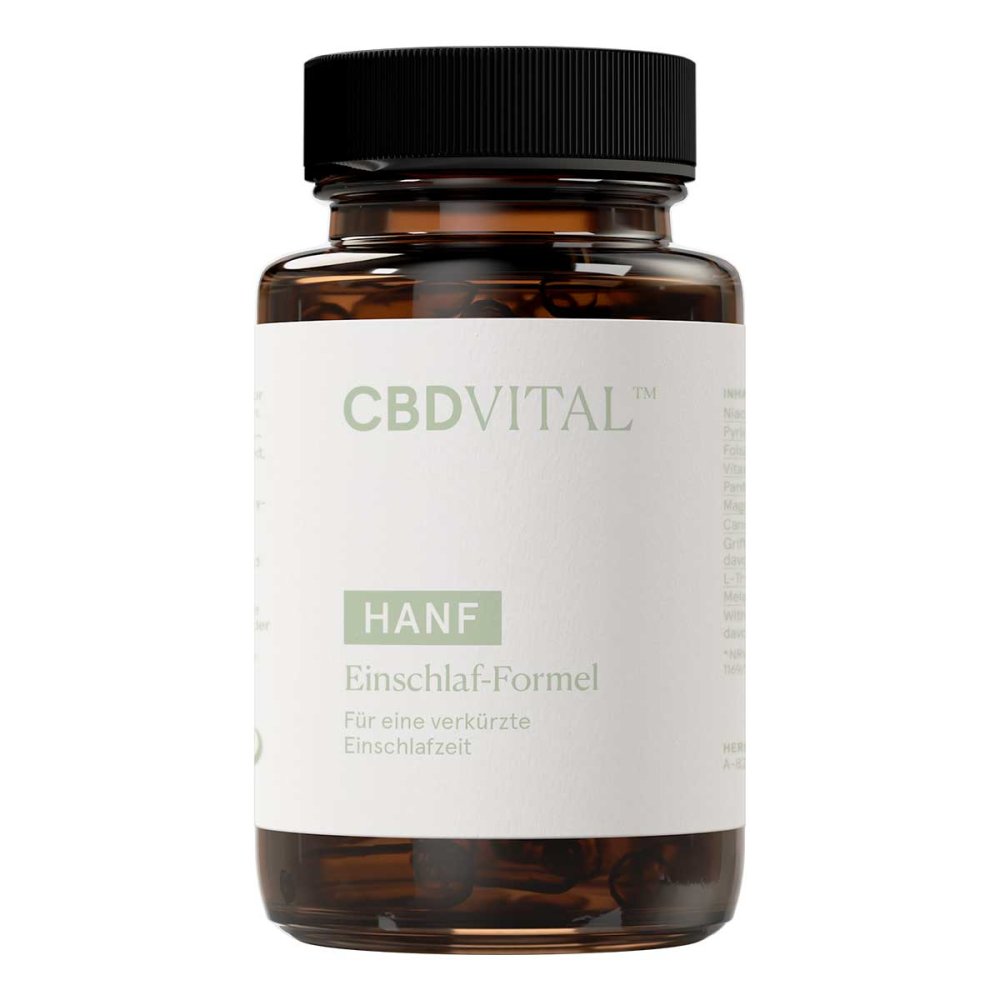 Hanf Einschlaf-Formel CBD VITAL Kapseln