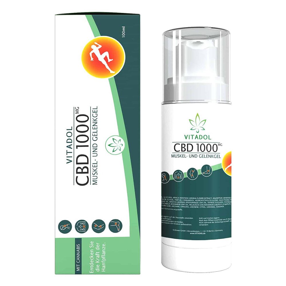 Cbd 1000 Vitadol Gelenk Muskel Gel Salbe Arnika