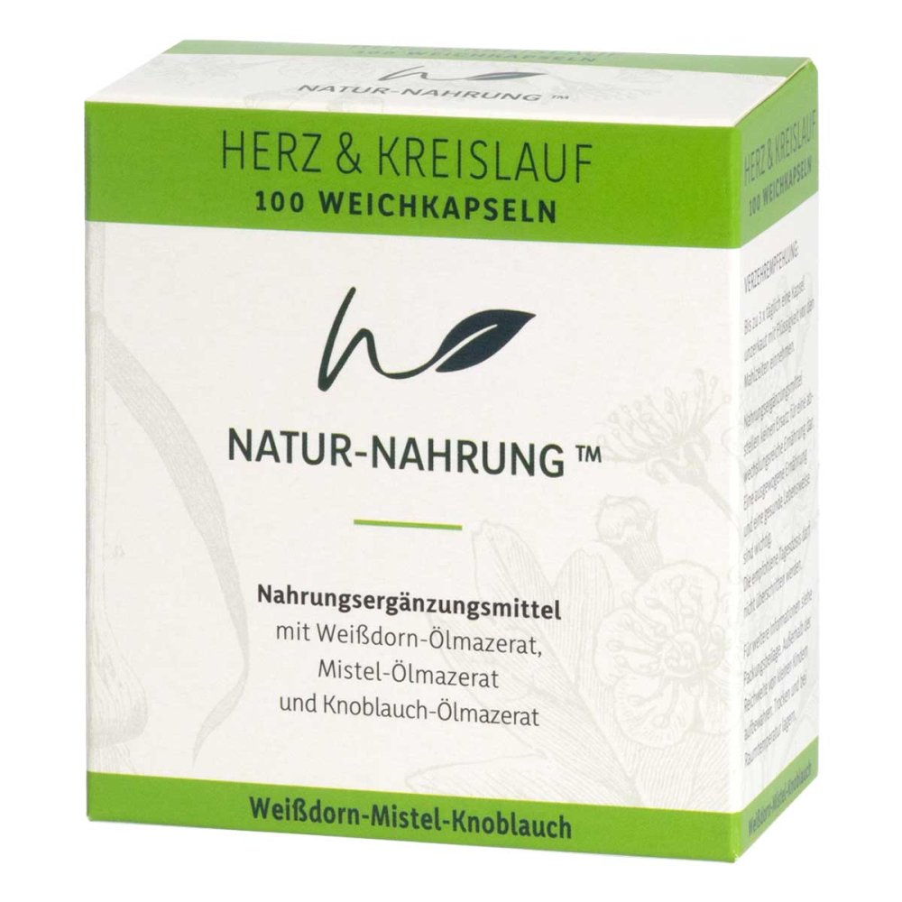 Natur-Nahrung Herz & Kreislauf Weißd.+mistel+knobl