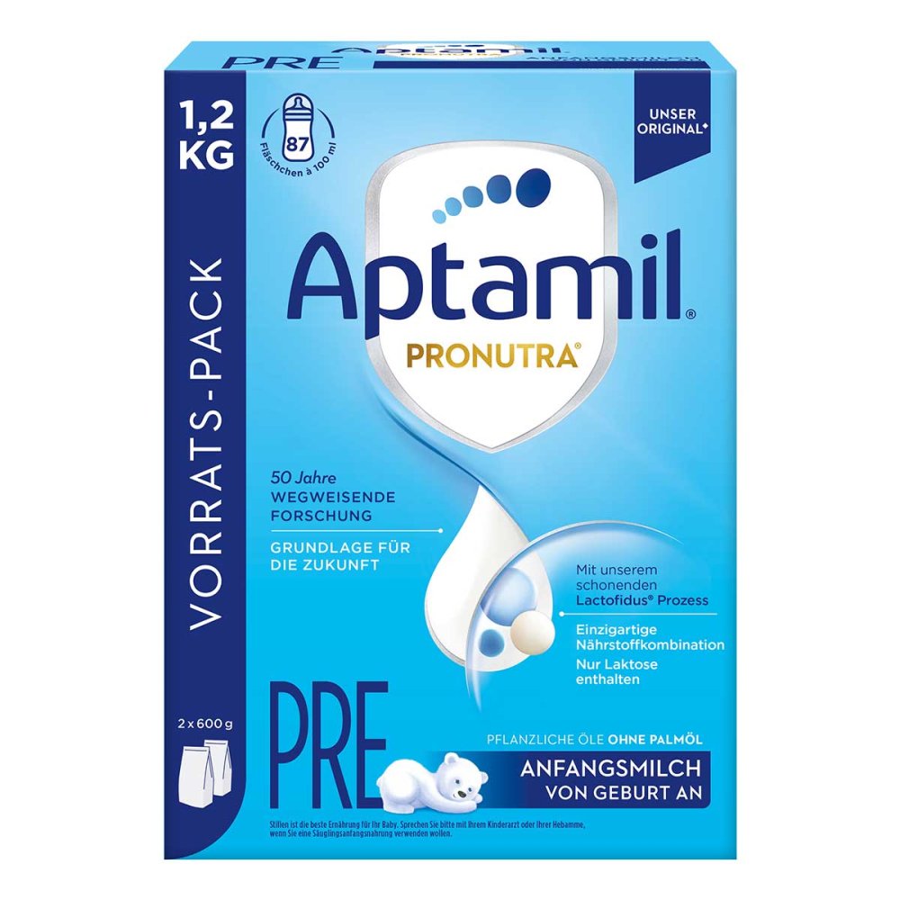 Aptamil Pronutra Pre Anfangsmilch Vorratspack von Geburt an