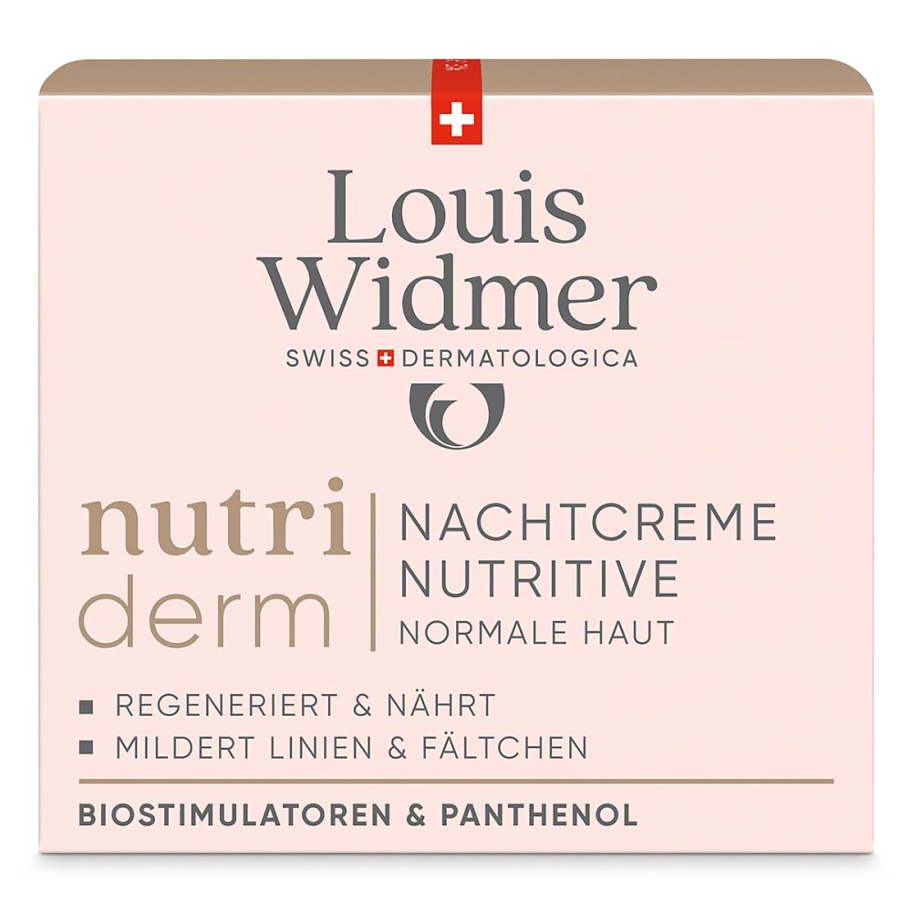 Louis Widmer nutriderm Nachtcreme Nutritive