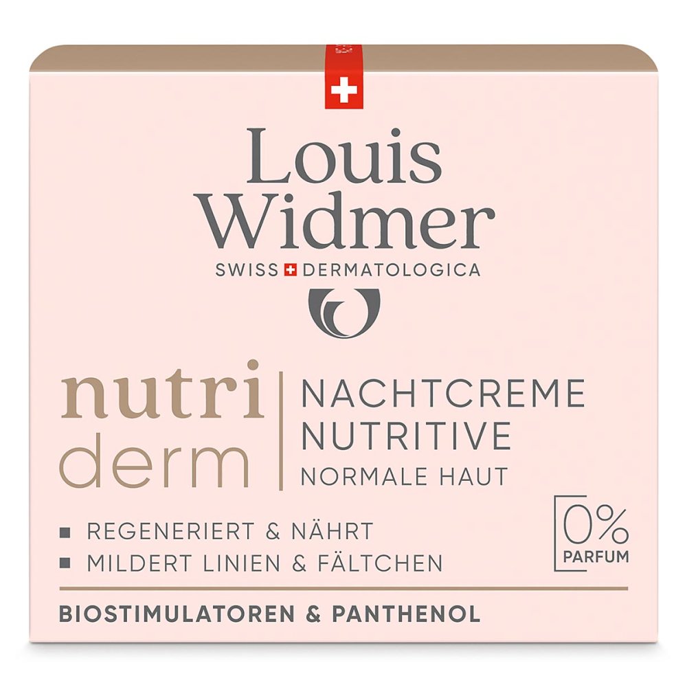 Louis Widmer nutriderm Nachtcreme Nutritive unparfümiert