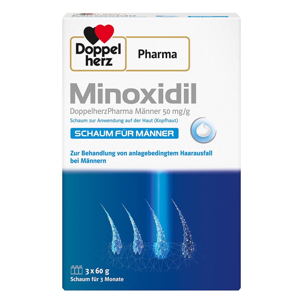 Minoxidil Doppelherzpharma Männer 50 Mg/g Schaum